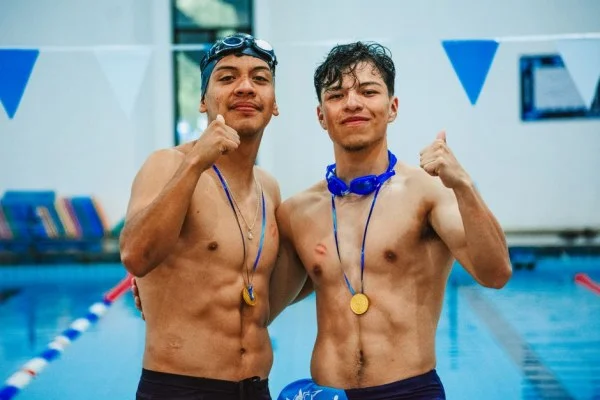 swimming competition medals